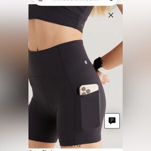 Zella Charcoal Bike Shorts